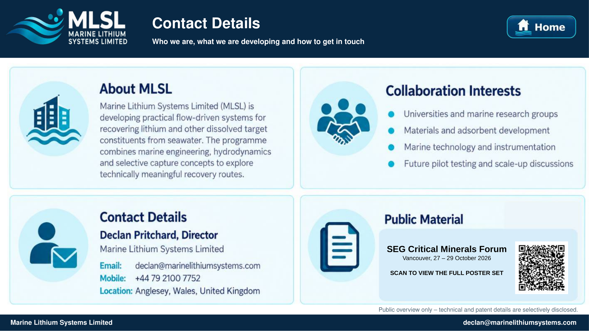 Marine Lithium Systems - Contact Details