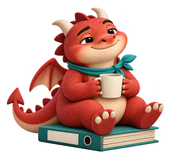 Bryn has a cuppa