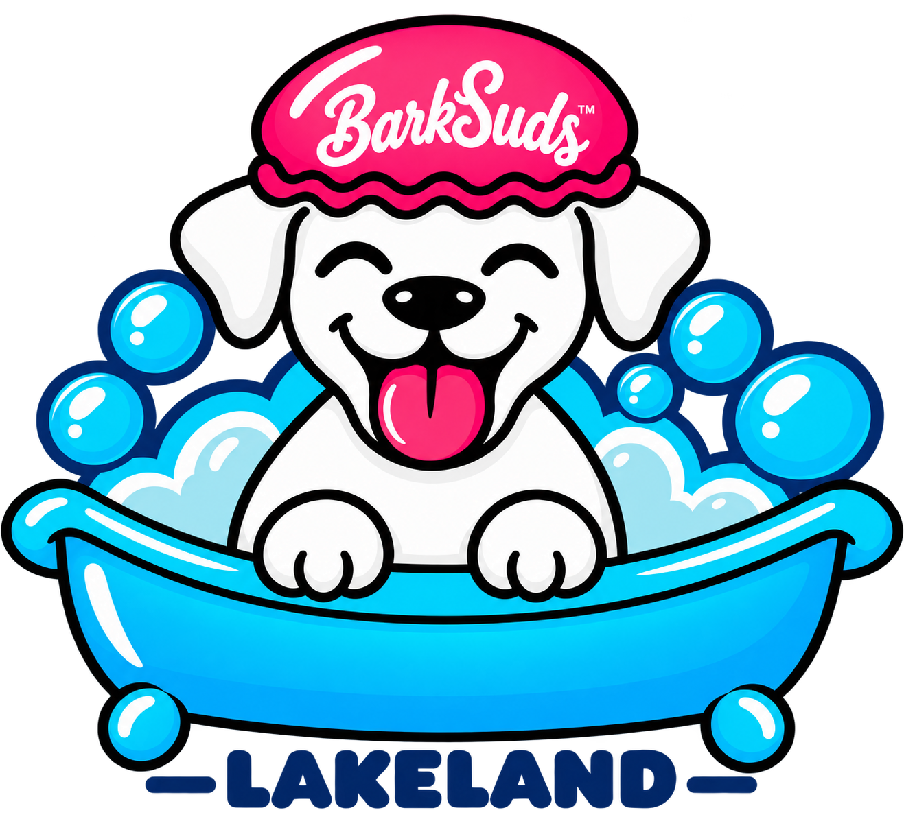 BarkSuds Lakeland dog mascot