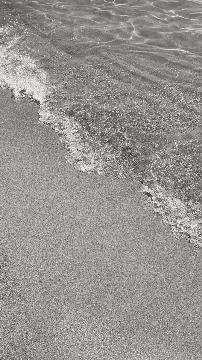Waves on the sand