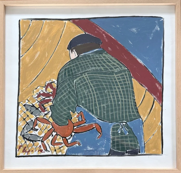 Le casier a tenu ses promesses — peinture de Fabricia Lepoutre