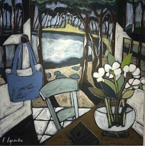 L’invitation au voyage — peinture de Fabricia Lepoutre