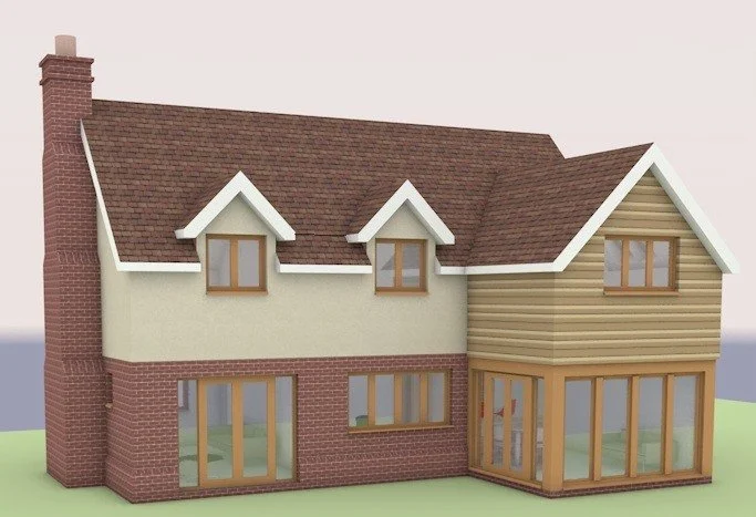 Design visualisation of the proposed Garden Cottage home.