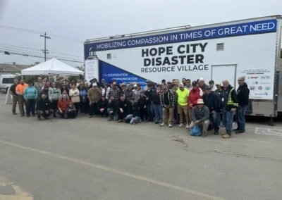 Volunteer group photo in Pajaro