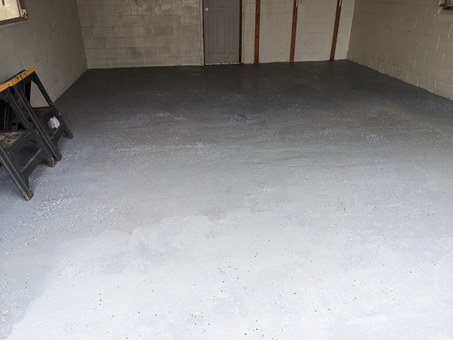 Garage painting after