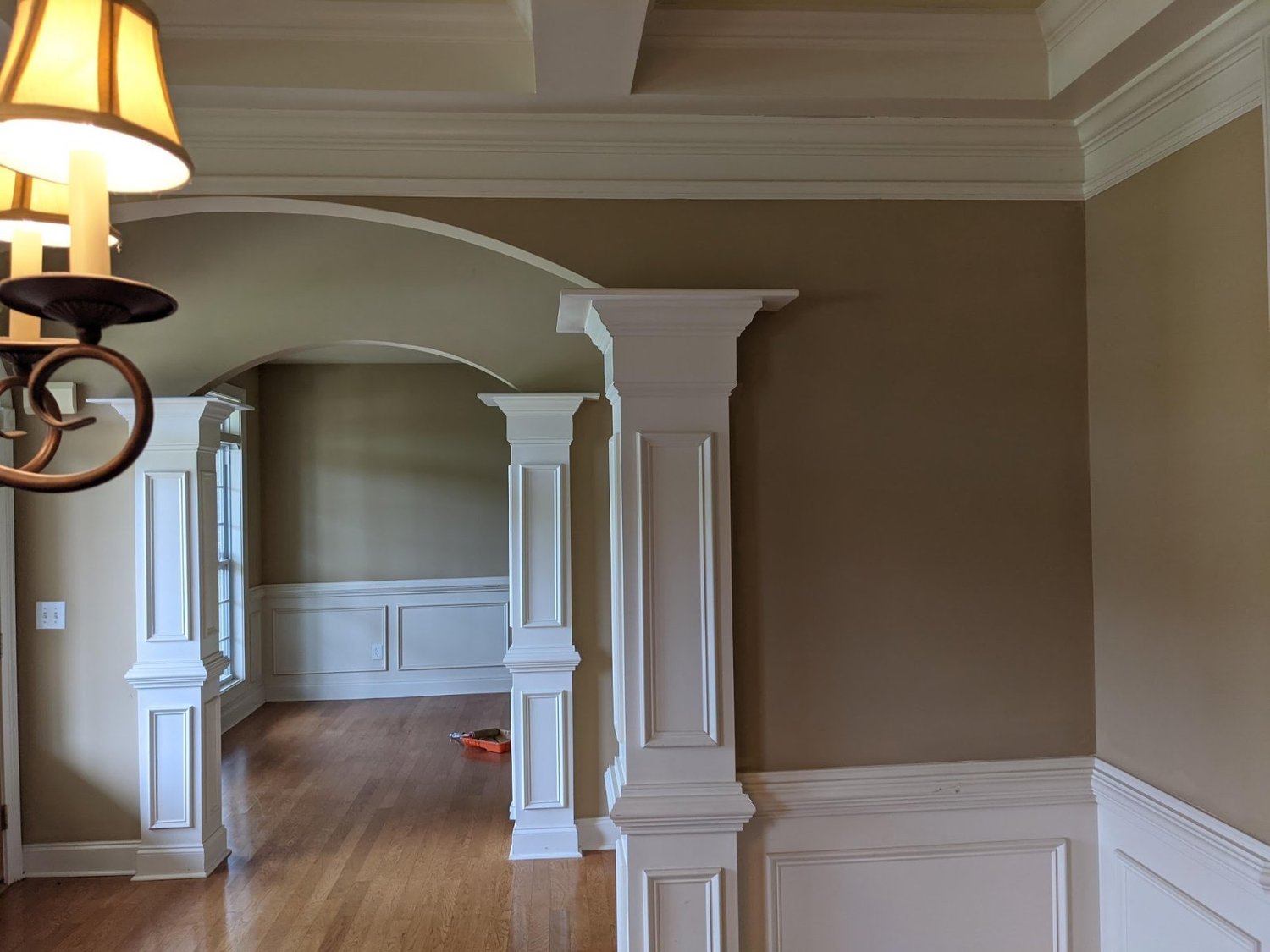 Interior repaint after