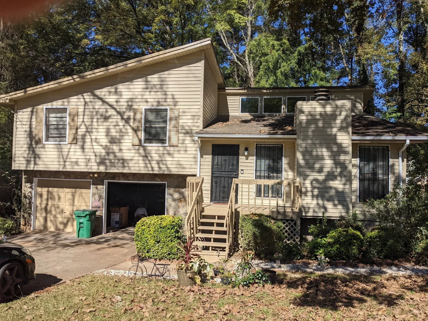 Exterior repaint after