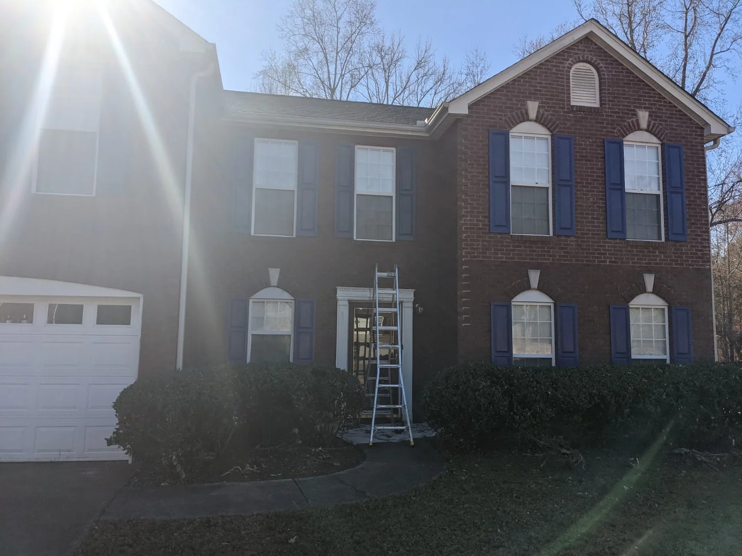 Shutter and trim repaint before