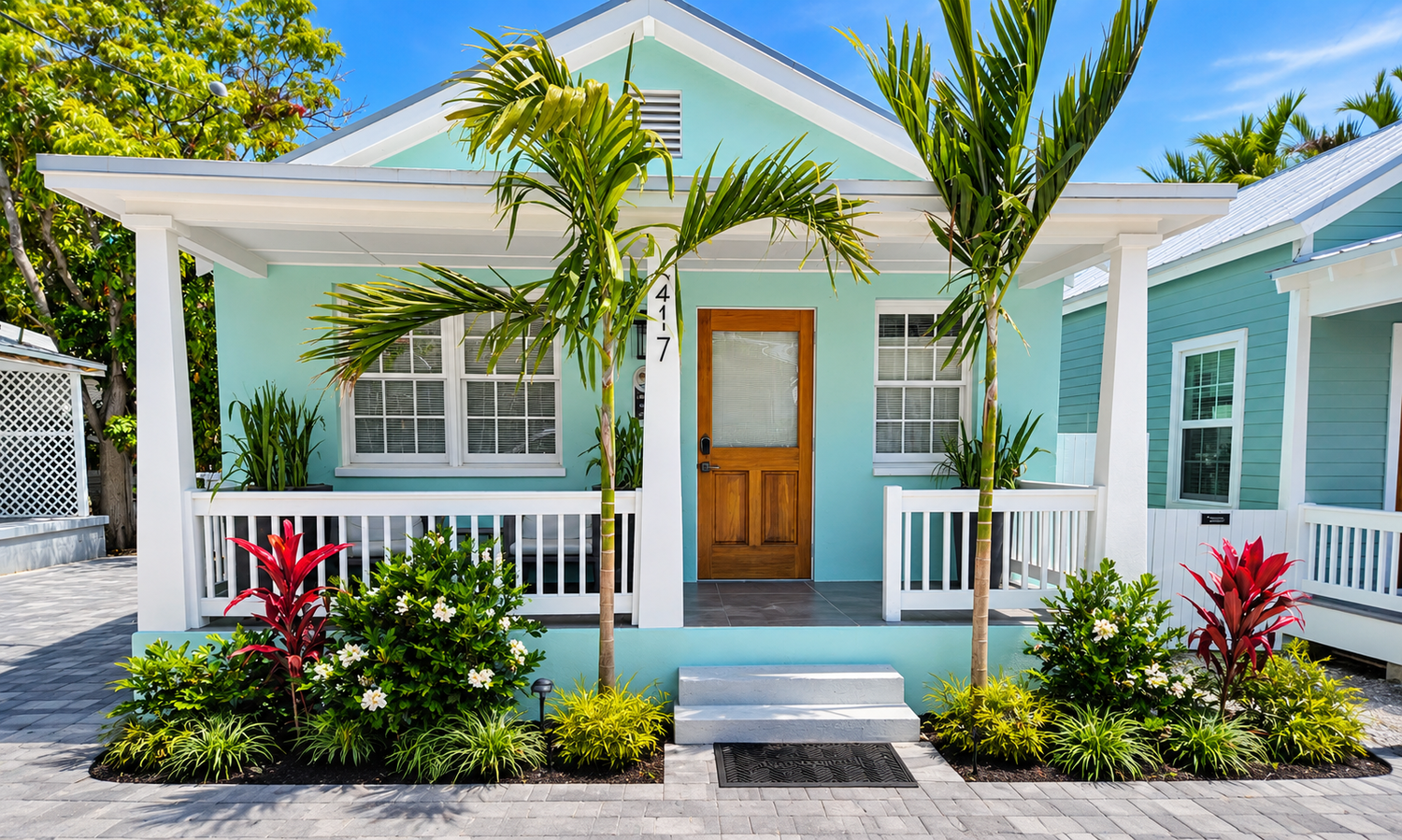 Carysfort Reef cottage exterior in Old Town Key West