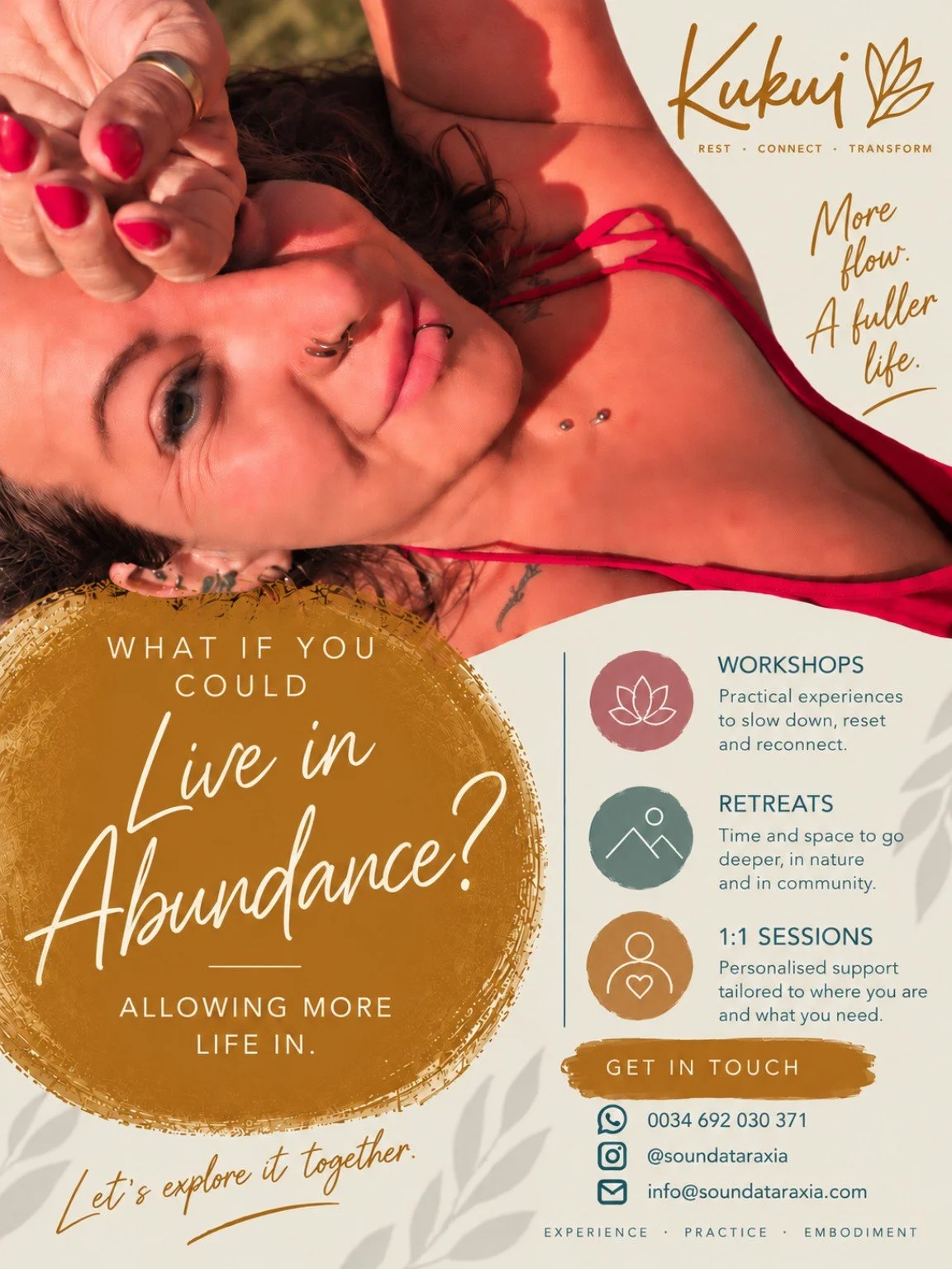 KUKUI Live in Abundance workshop artwork