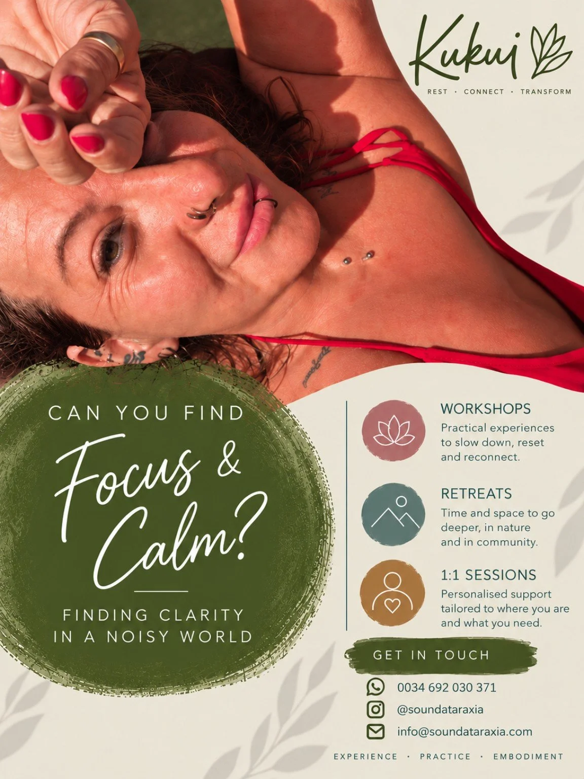 KUKUI Focus & Calm workshop artwork