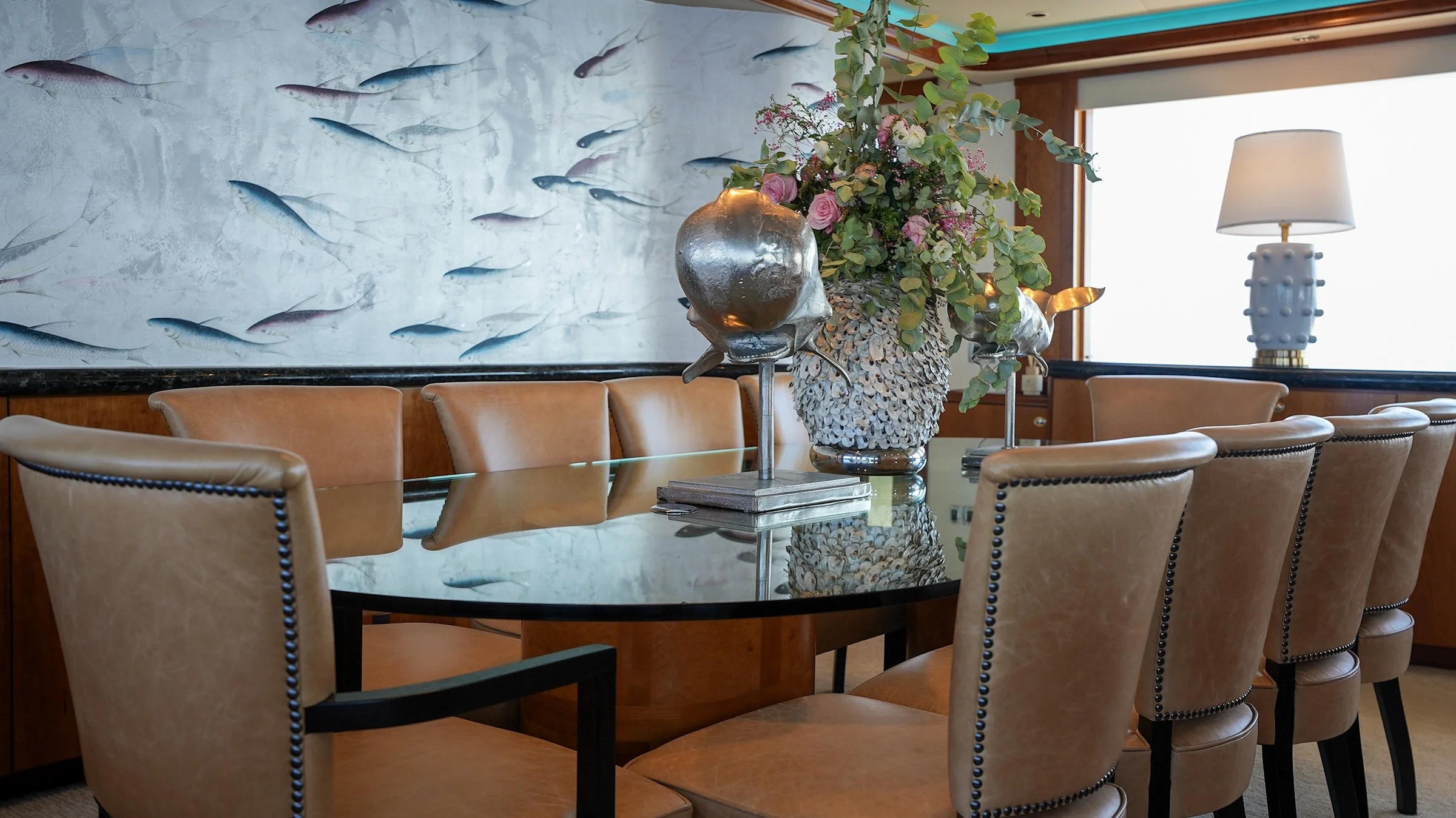 Indoor dining area