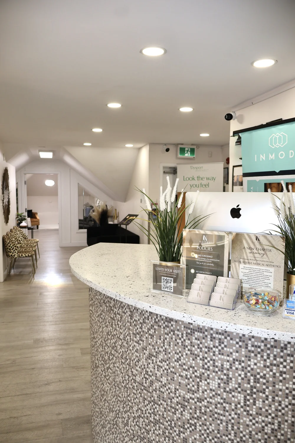 Nutrl Reserve reception desk