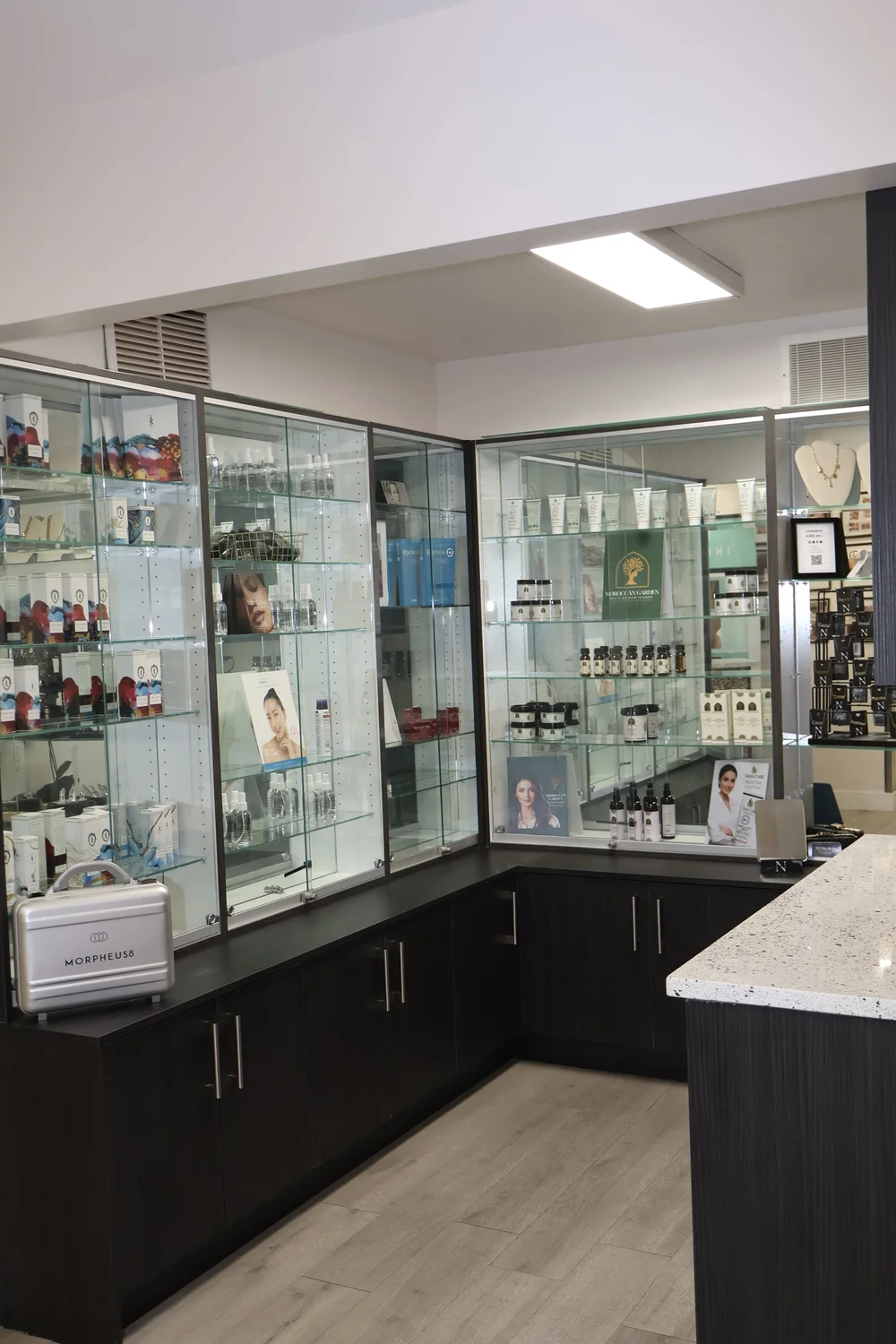 Skincare retail display