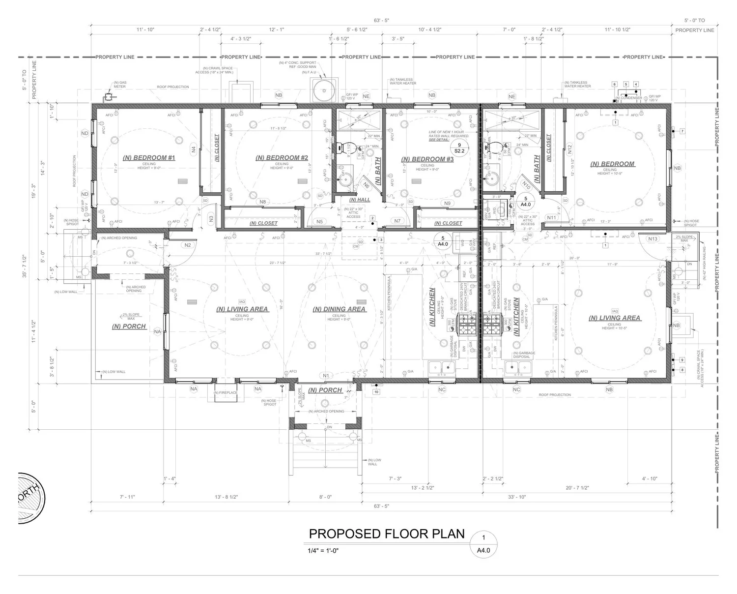 New single-family home and ADU floor plan