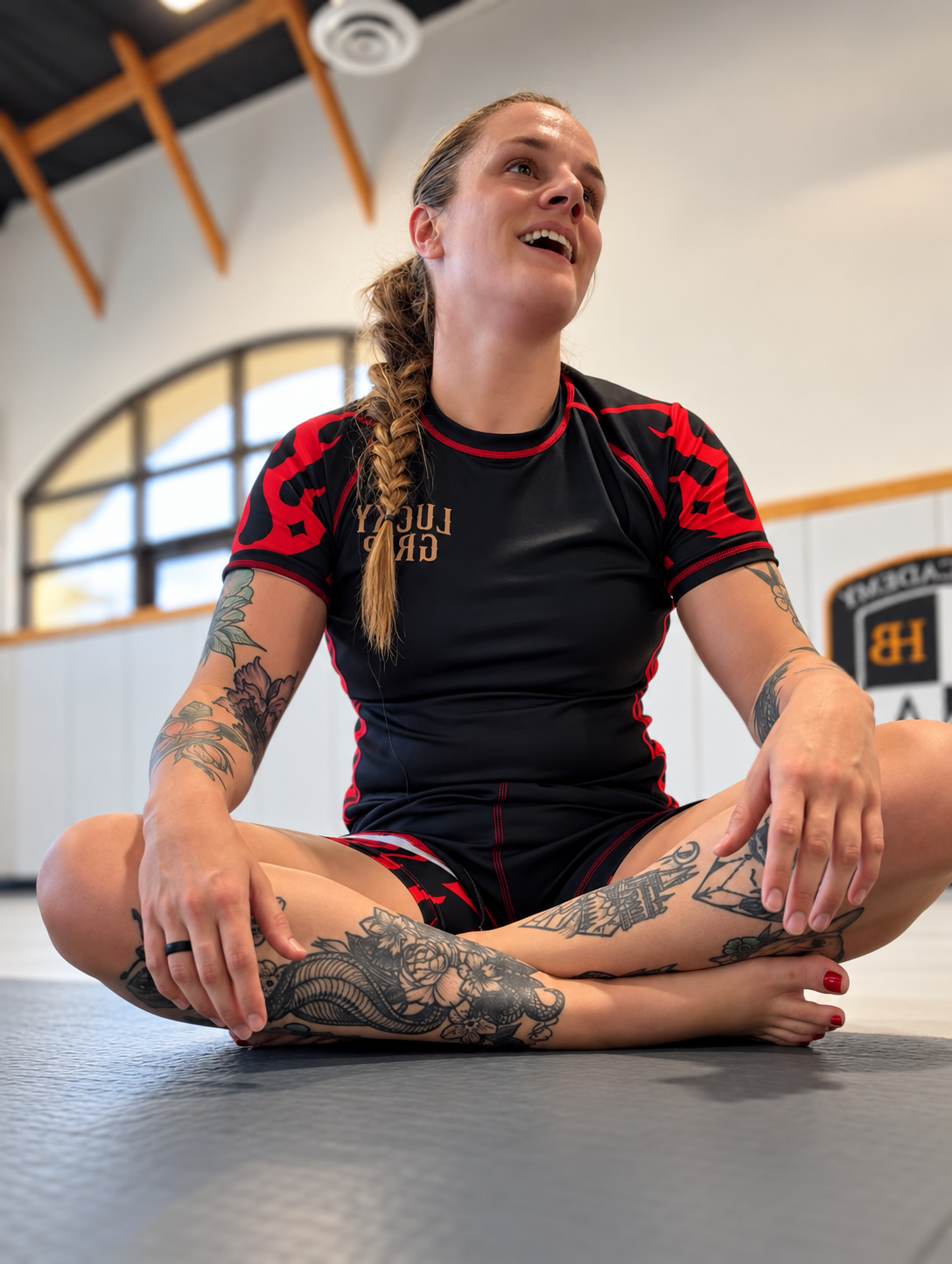 Nikki, founder of Lucky Grip Fightwear