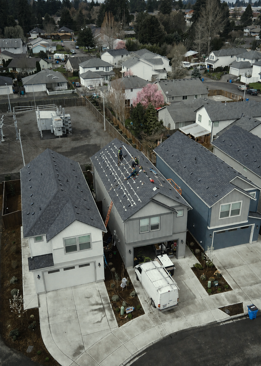 New residential building under construction