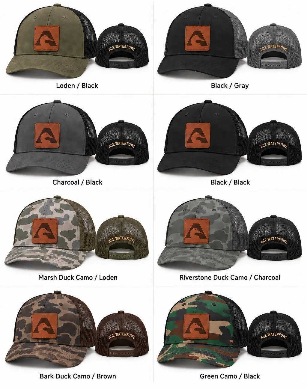 Ace Waterfowl trucker caps