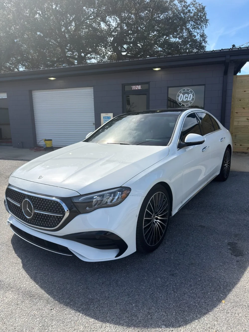 Mercedes-Benz E-Class: Ceramic window tint at OCD Tinting & Wraps, Fort Walton Beach