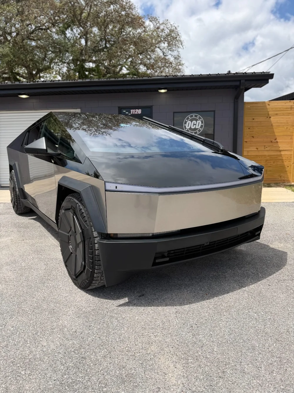 Tesla Cybertruck: XPEL ceramic tint + PPF at OCD Tinting & Wraps, Fort Walton Beach