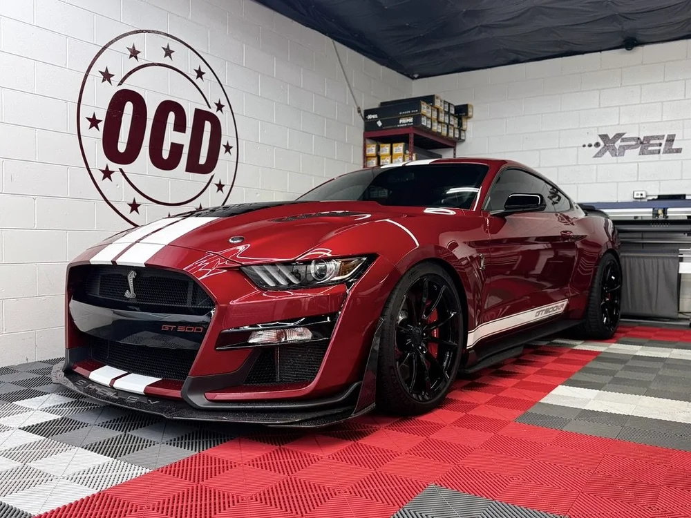 Shelby GT500 at the OCD Tinting & Wraps shop, Fort Walton Beach