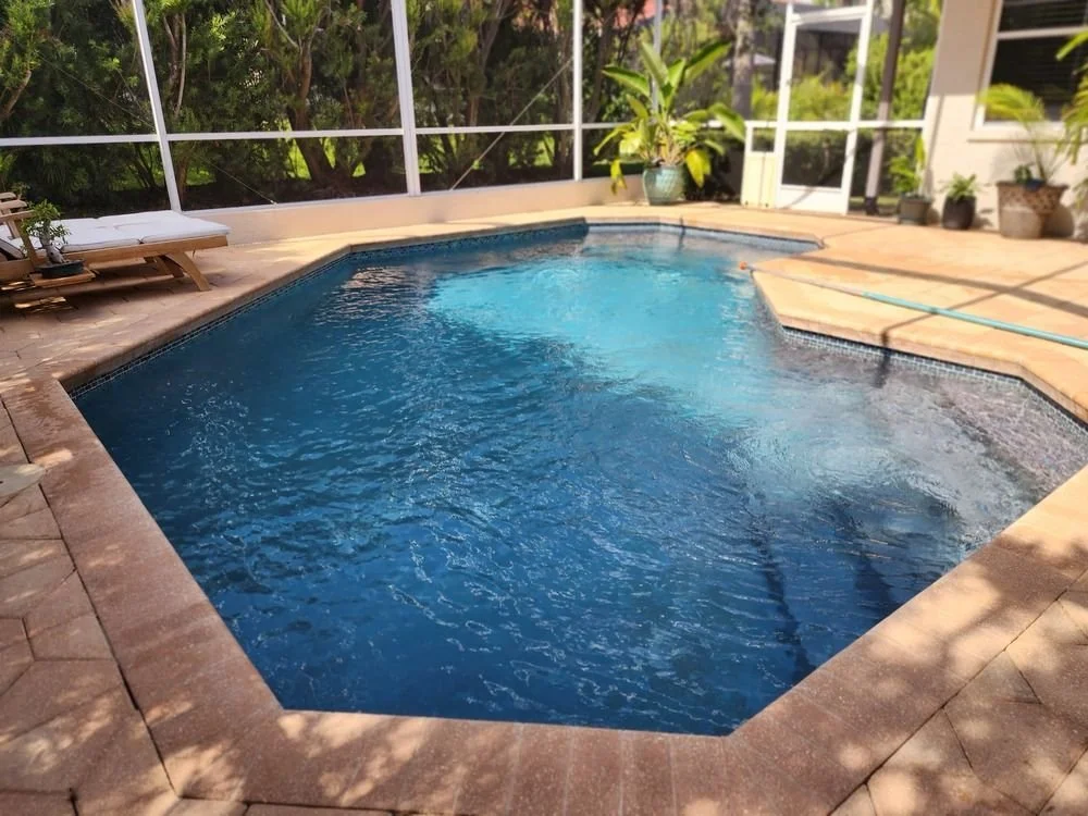 Geometric pool in Oldsmar