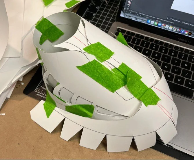 Low-Fidelity paper mockup