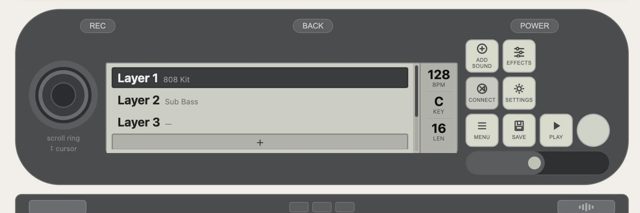 Virtual on-screen demo created with Claude to iron out final screen understanding and create a usable demo.