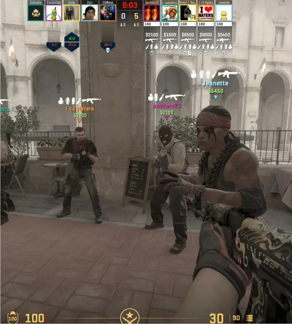 How to create a shoe to show the connection which was built through playing Counter-Strike 2 together?
