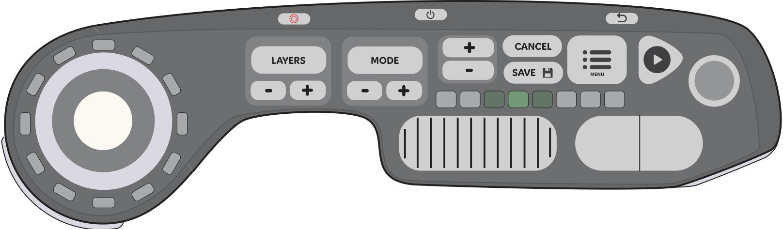Developed a screenless device version to try and transfer screen functionality into buttons and understand what the screen needs.