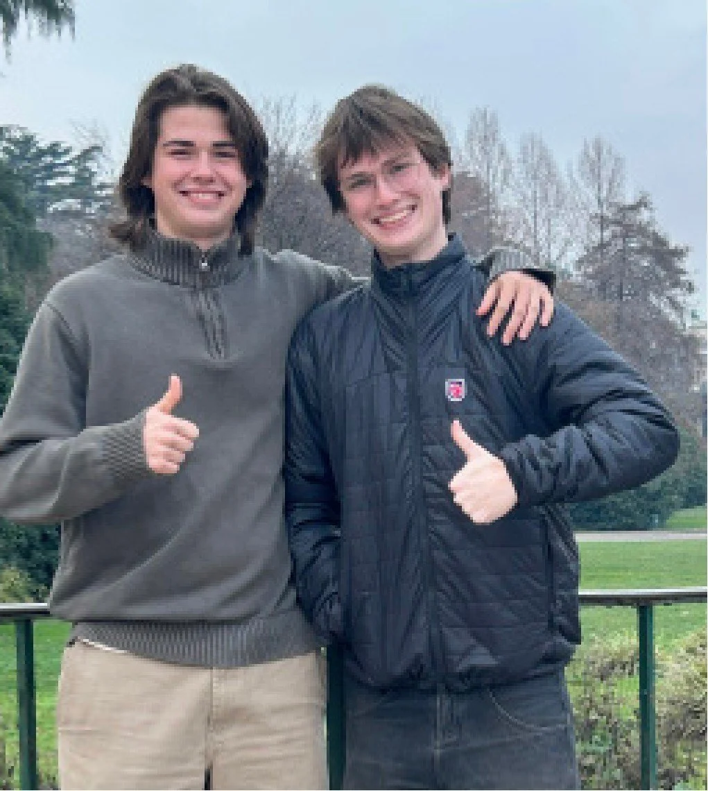My brother, Parker, and I.