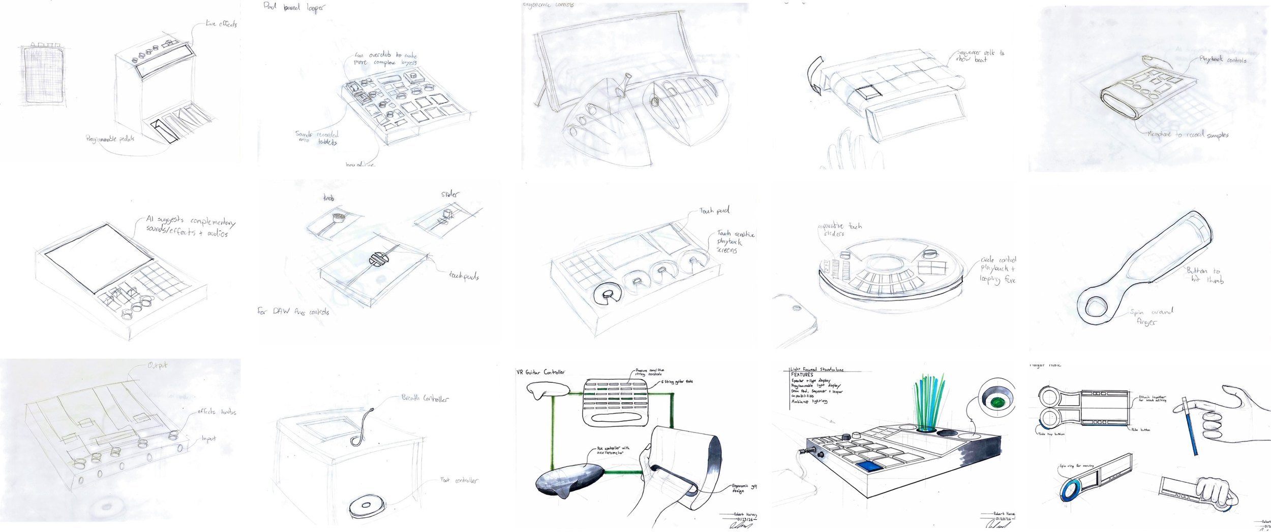 CONCEPTING ROUND 1 THE FIRST SKETCHES