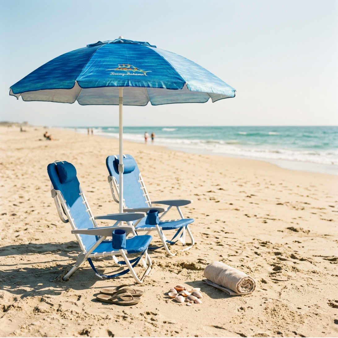 Umbrella and Camping Chairs