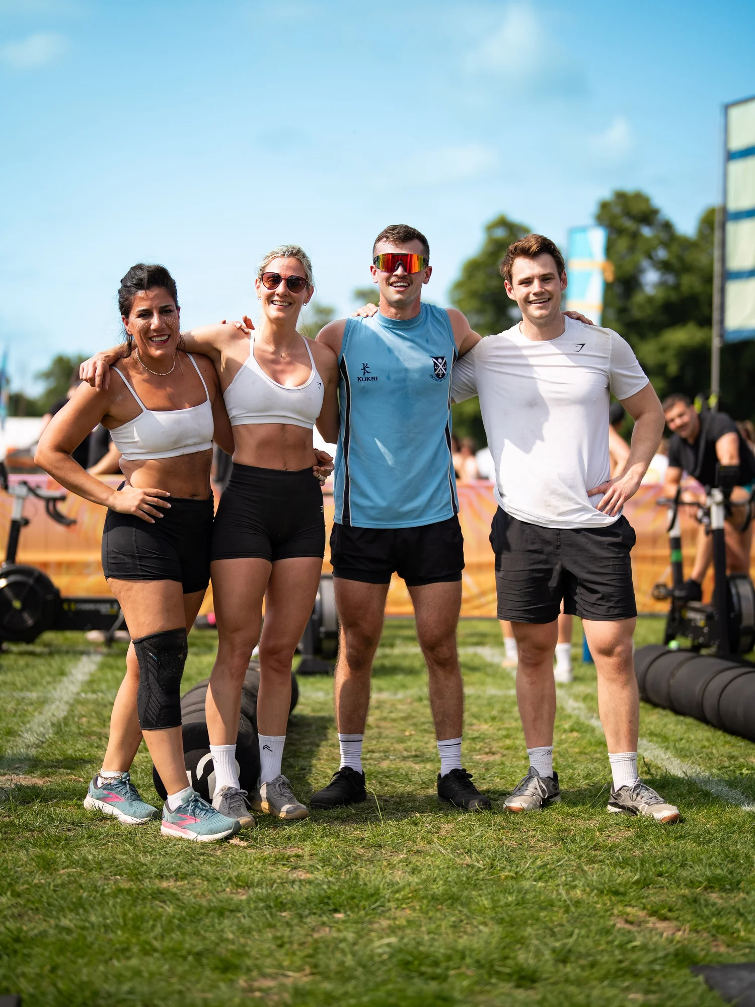 Mixed team together at Summer Social Throwdown
