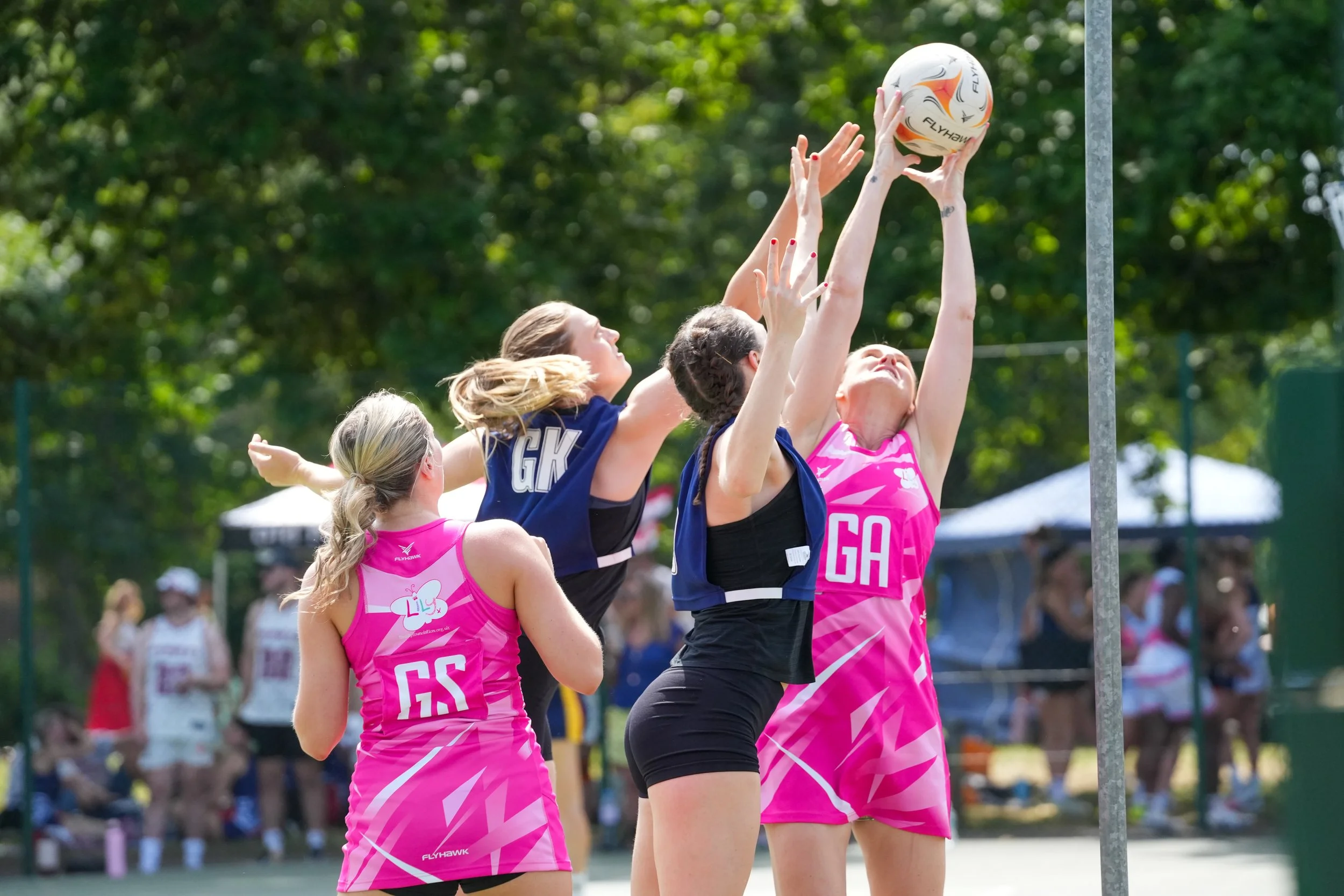 NETBALL competition at Summer Social