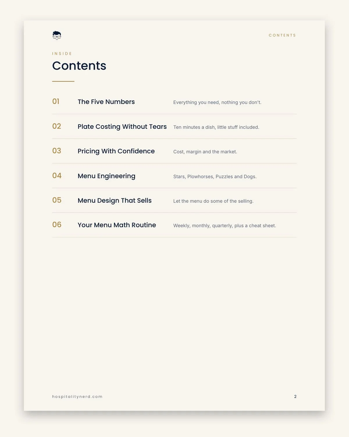 Menu Math for Normal Humans preview 2