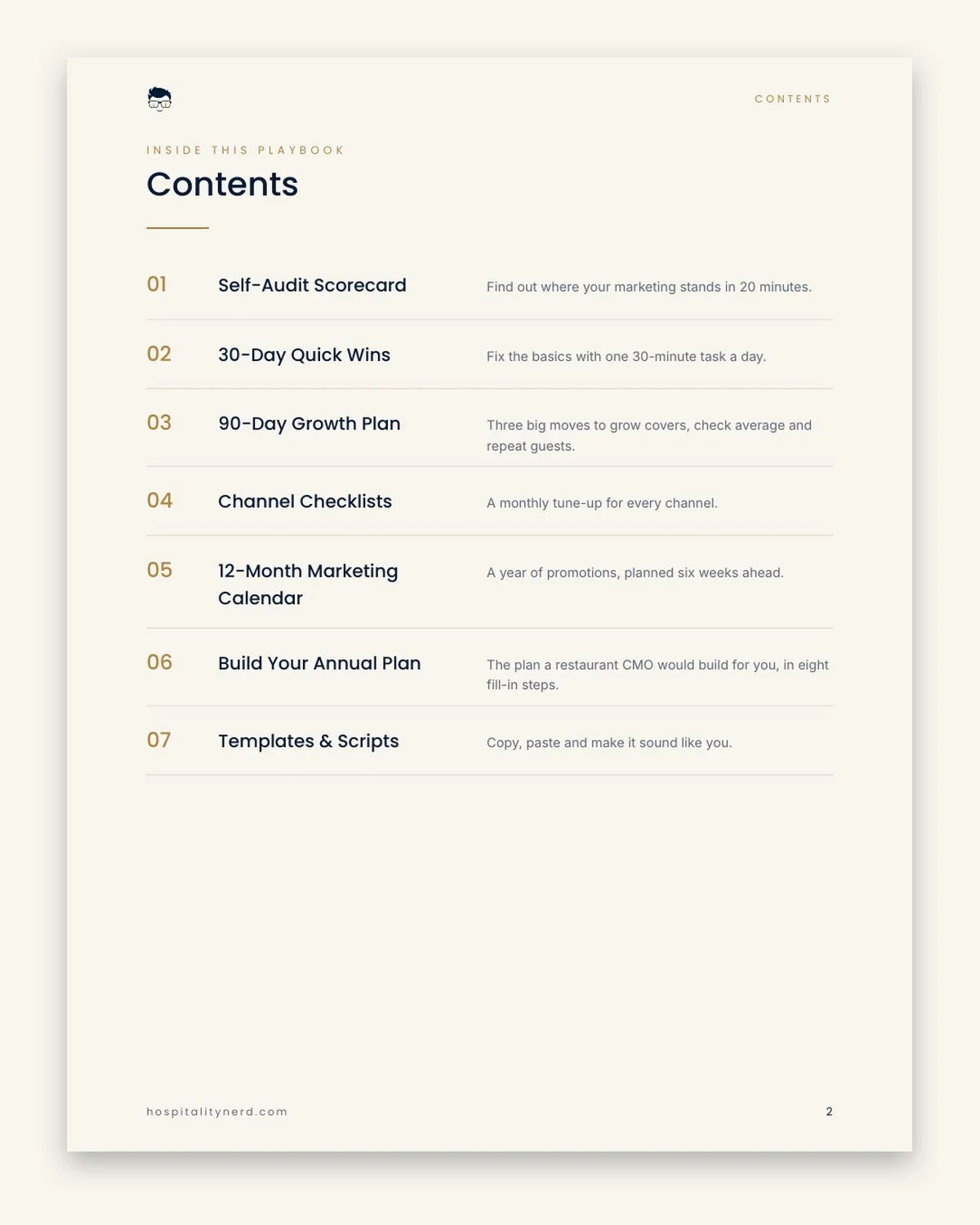 The Restaurant Marketing Playbook: Complete preview 2