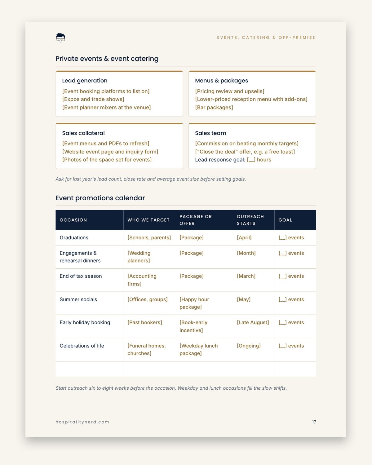Restaurant Marketing Plan Template preview 4