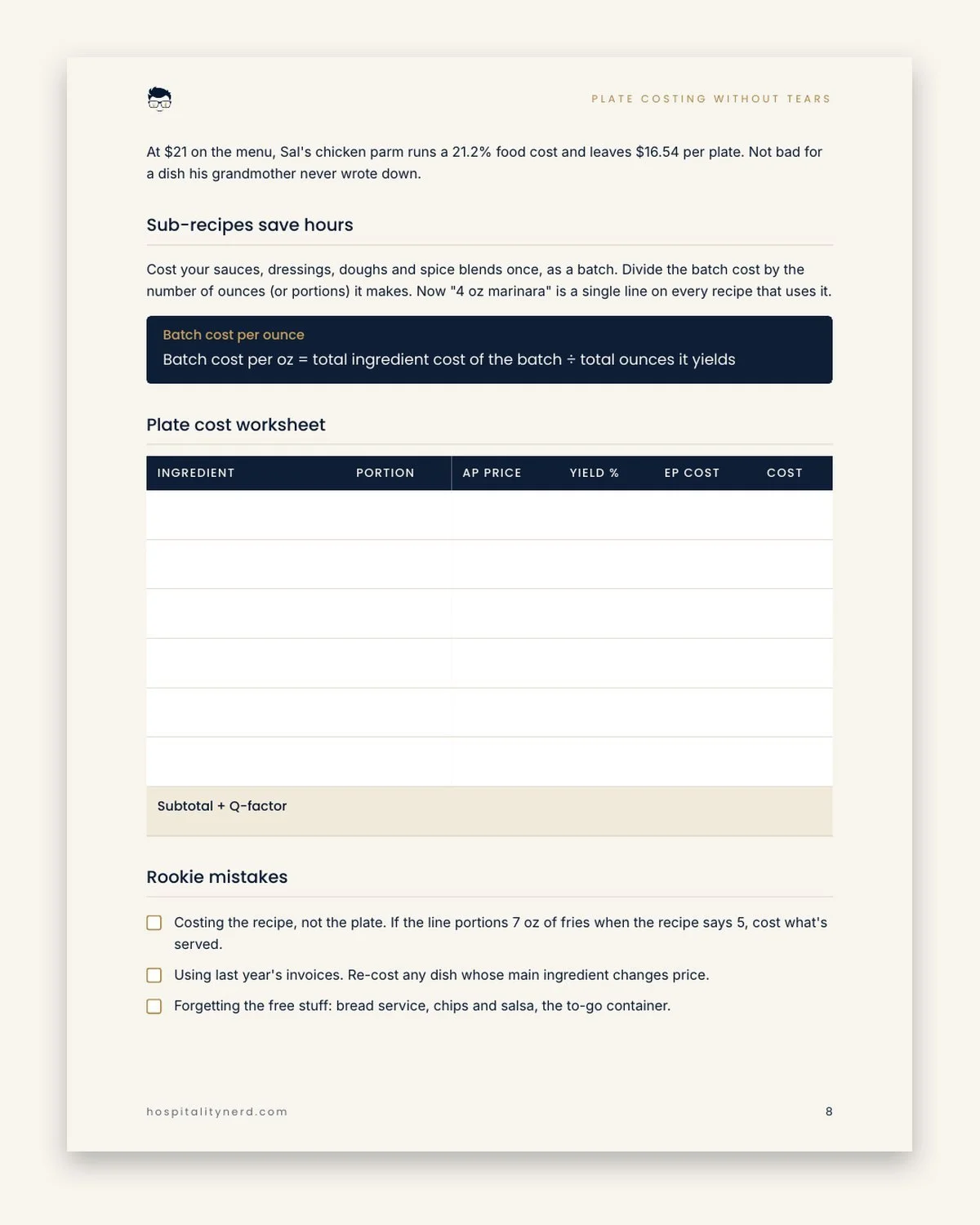 Menu Math for Normal Humans preview 3