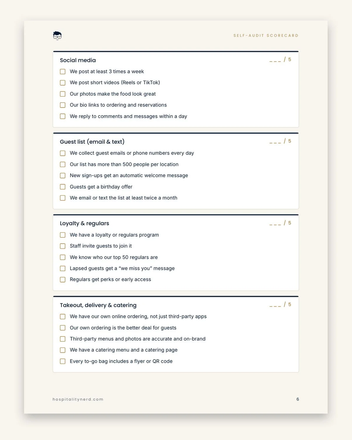 The Restaurant Marketing Playbook: Starter preview 3