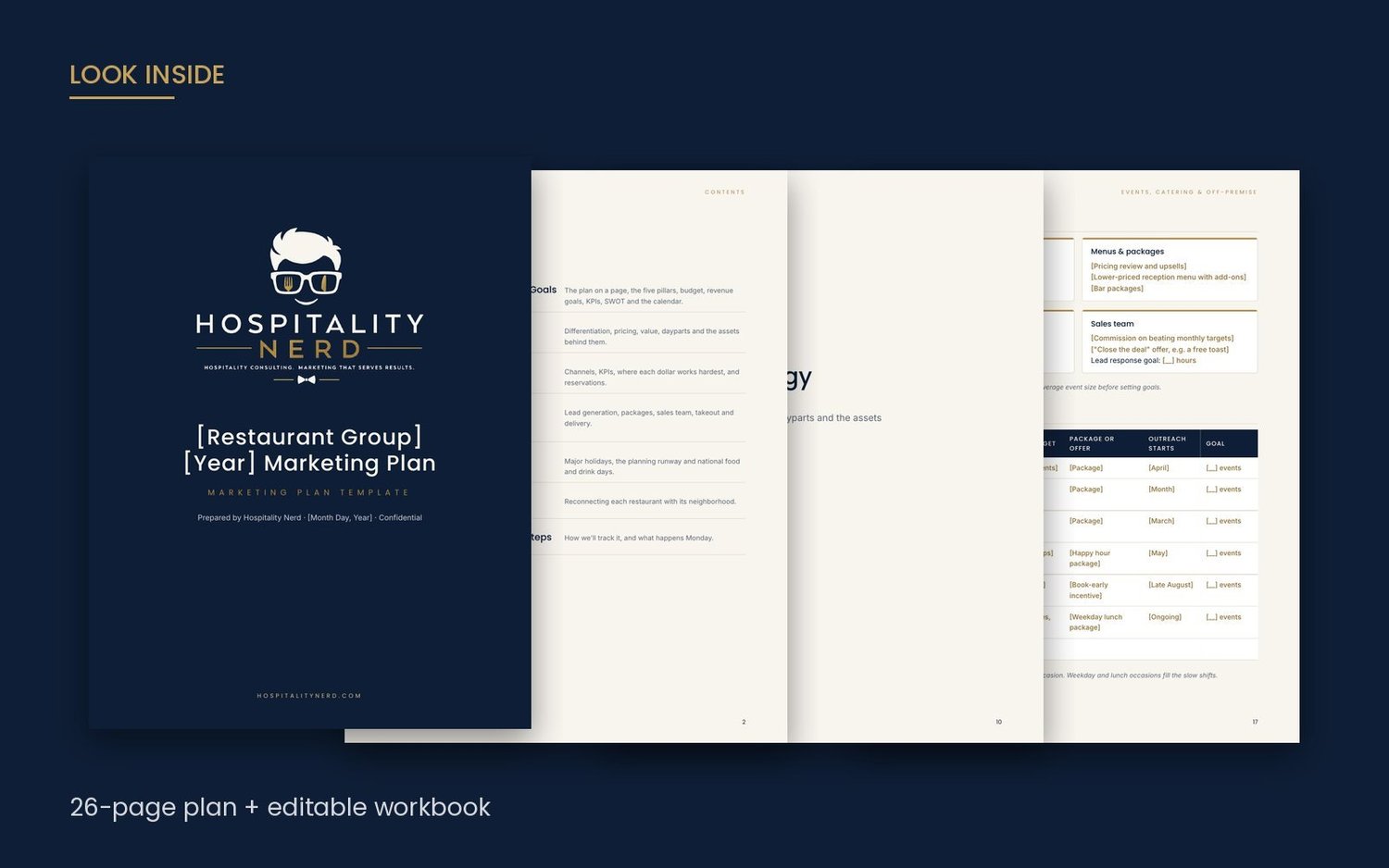 Restaurant Marketing Plan Template preview 1