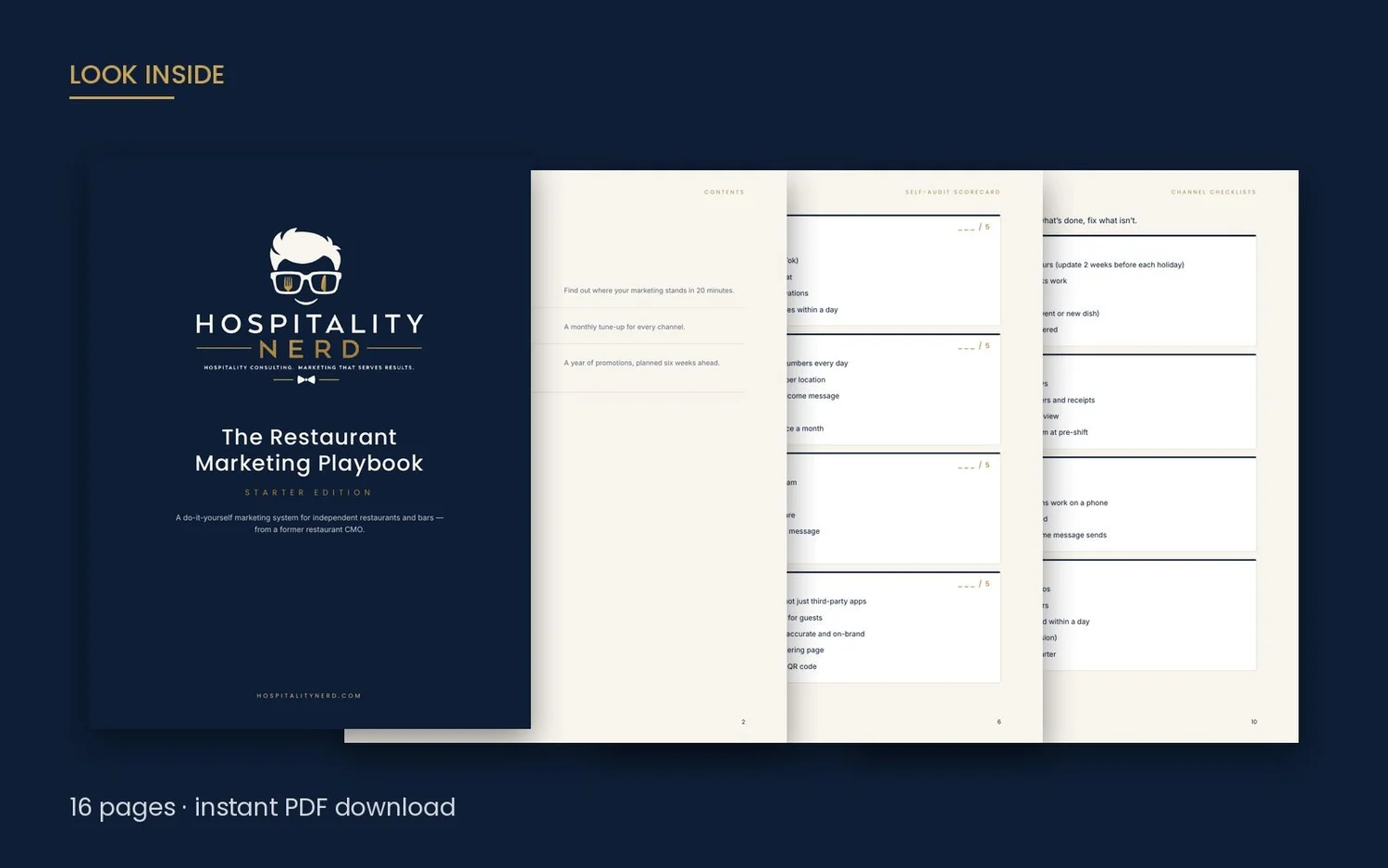 The Restaurant Marketing Playbook: Starter preview 1