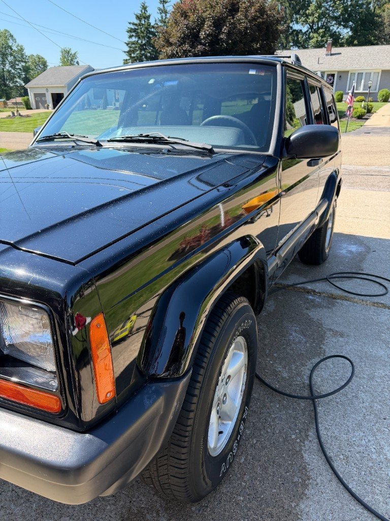 Exterior paint after a detail