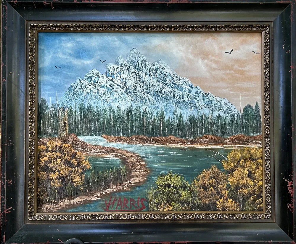 Eagle View, original oil painting by Johnny Harris
