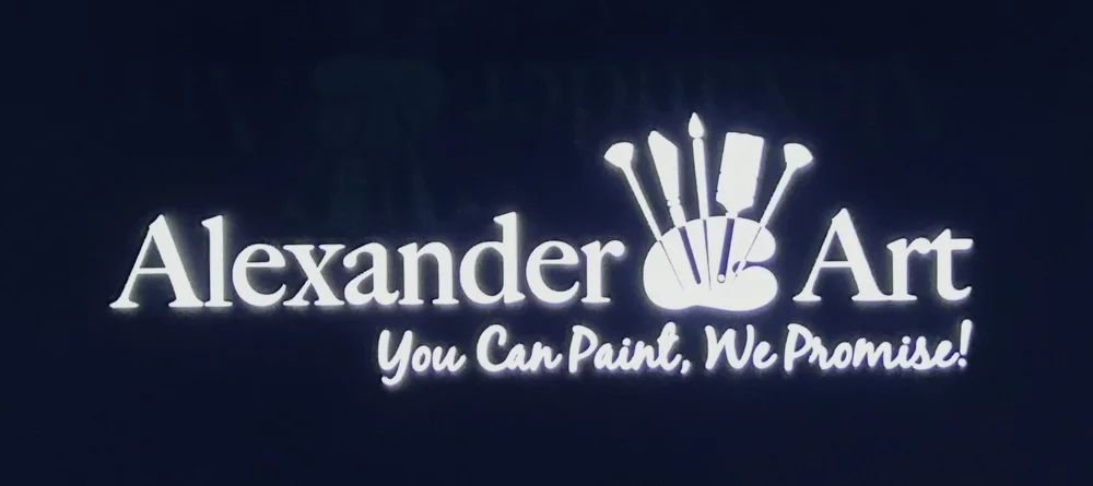 Alexander Art logo: You Can Paint, We Promise!