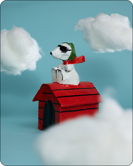 Handmade Flying Ace sculpture
