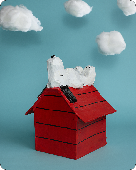 Handmade Snoopy sculpture