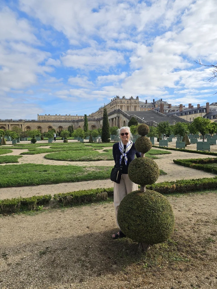 In the gardens at Versailles