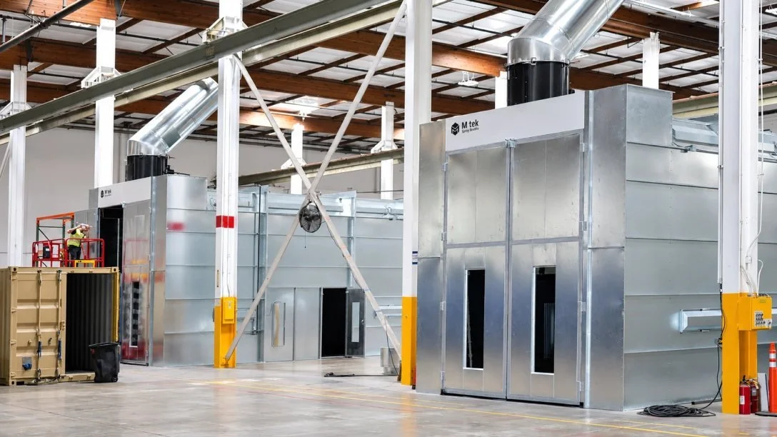 Bay Modular factory paint booth