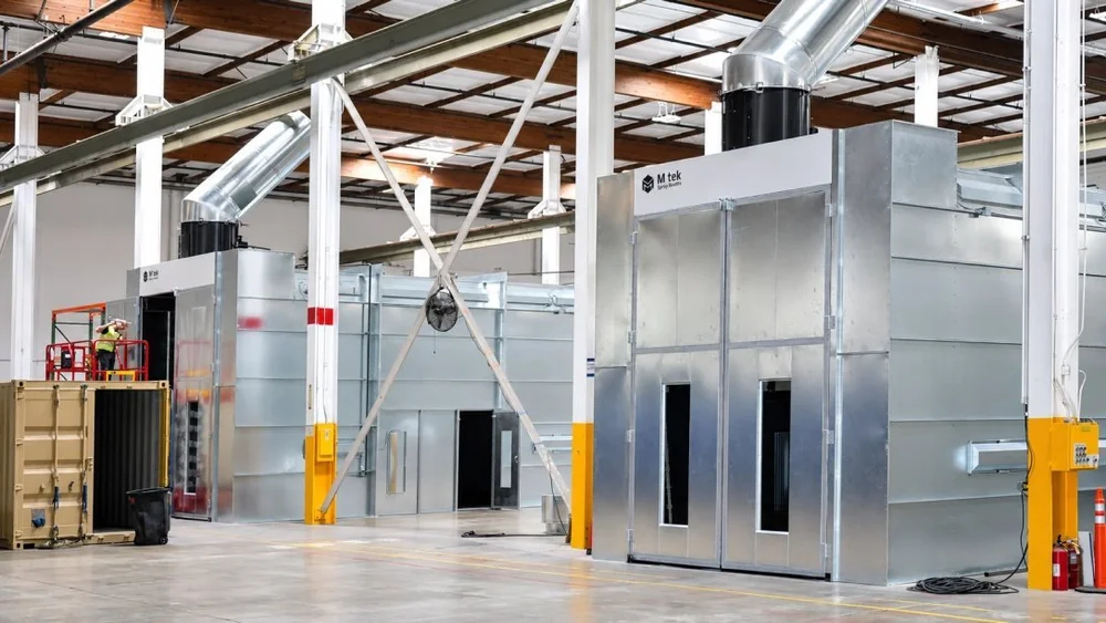 Paint & coatings at the Bay Modular factory